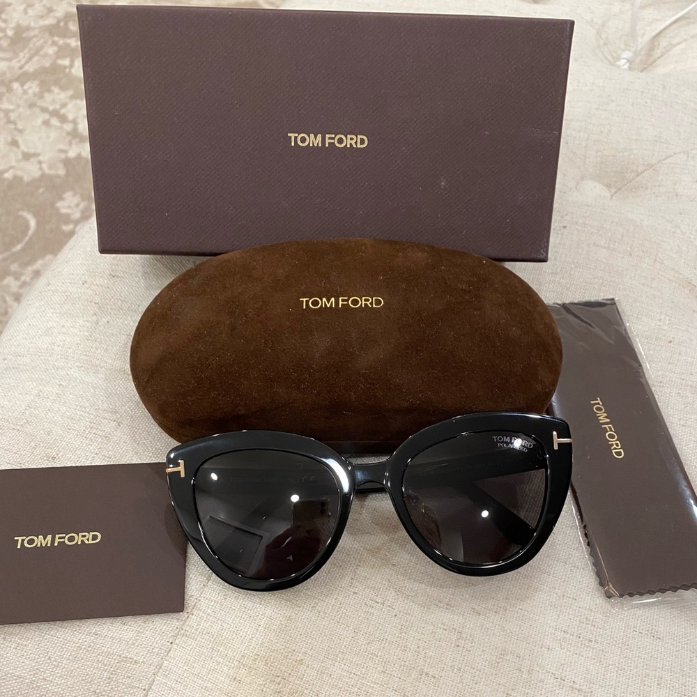 Tom Ford Izzi 53mm Polarized Cat Eye Sunglasses